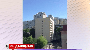 Неизвестный музыкант посреди одного из районов столицы исполнил гимн Украины на трубе