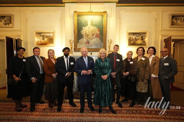 Король Чарльз и королева Камилла на приеме в Кларенс-хаусе / © Associated Press