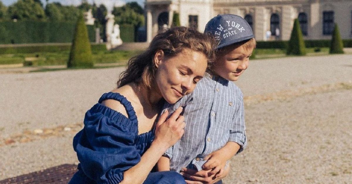 Елена Шоптенко с сыном