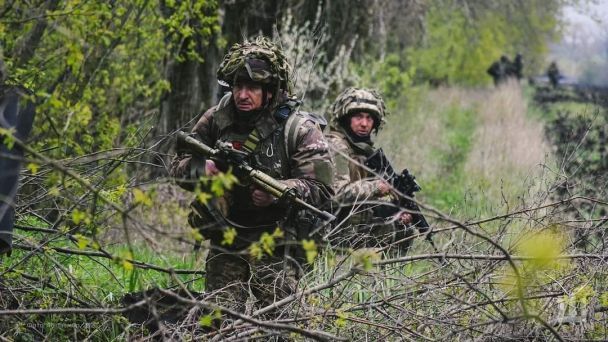 Тактические занятия десантников ВСУ. Фото: Александр Павлюк. / © 