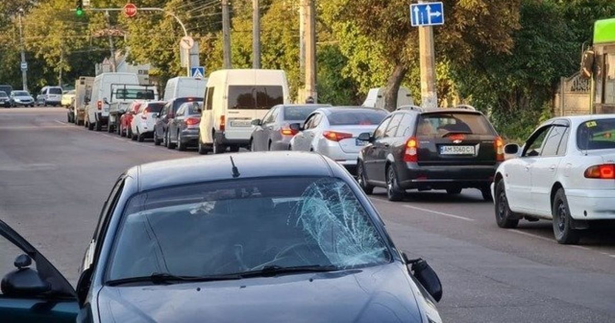 У Житомирі авто збило чоловіка і дитину, які переходили дорогу
