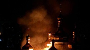Атака на Лавру_4 / © із соцмереж