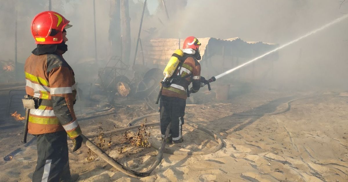 Свідки пожежі у Гідропарку розповіли з чого все почалося