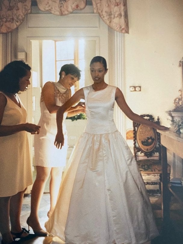 Тембі Локк у день свого весілля / фото: instagram.com/tembilocke 