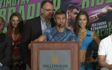 Ломаченко провів одну з найкоротших прес-конференцій в історії боксу
