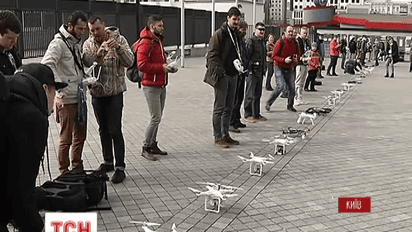Первый марафон среди дронов сегодня прошел в столице