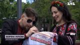 В Одессе все желающие могли присоединиться к созданию вышиванки