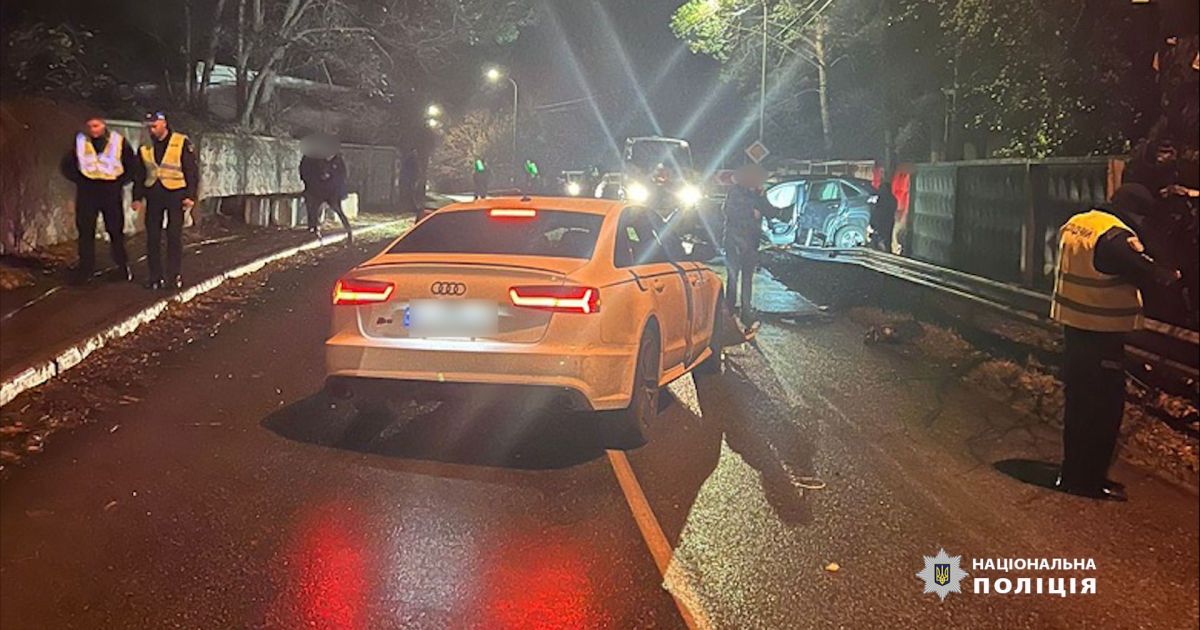 Жахлива ДТП у Києві, яку влаштувала п'яна 20-річна дівчина / © Поліція Києва / Facebook