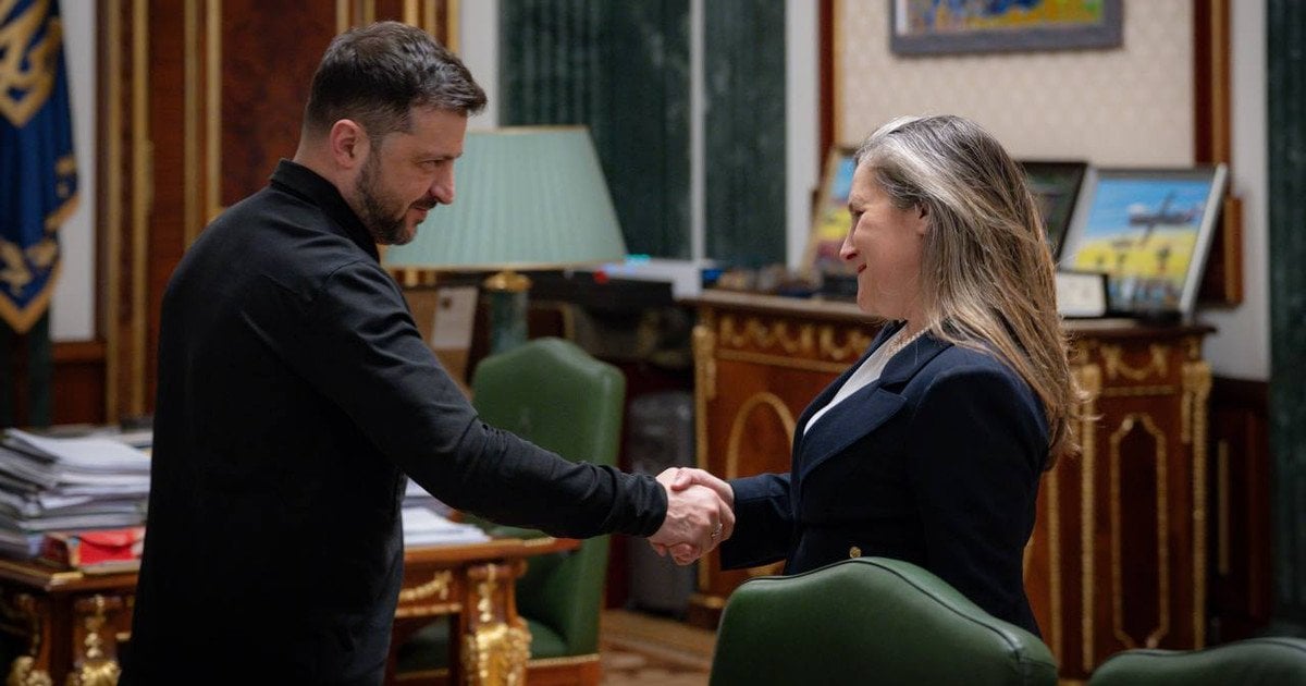 Володимир Зеленський і Христя Фріланд