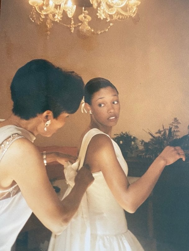 Тембі Локк у день свого весілля / фото: instagram.com/tembilocke 