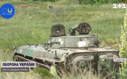 Украинские бойцы разгромили россиян на Донбассе и захватили их новенькие бронированные машины