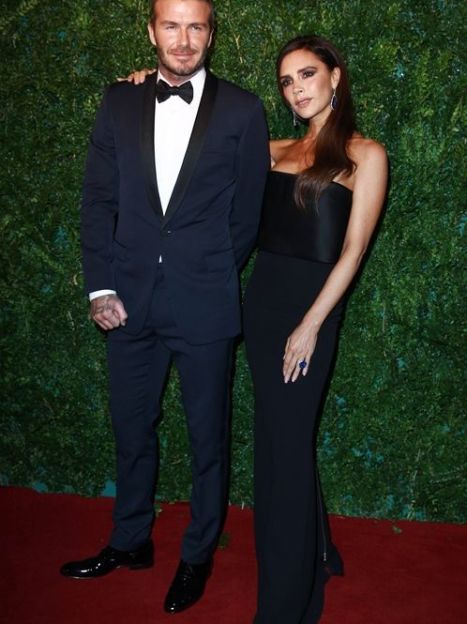 Виктория и Дэвид Бекхэм на 60th London Evening Standard Theatre Awards, ноябрь 2014 / © Getty Images/Fotobank