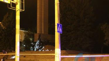 Підрив пам'ятника бойовикам ЛНР у Луганську_3 / © Луганський інформаційний центр