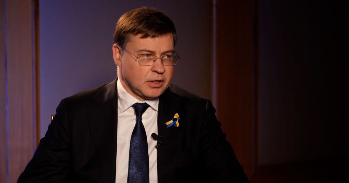Виконавчий віцепрезидент Єврокомісії Валдіс Домбровскіс 