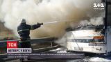 На трассе "Киев-Одесса" загорелся пассажирский автобус