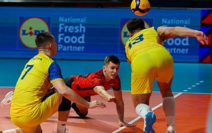 Сборная Украины по волейболу проиграла действующему вице-чемпиону континента в четвертьфинале Евро-2023