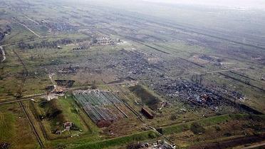 Наслідки пожежі у Балаклії / © МВС