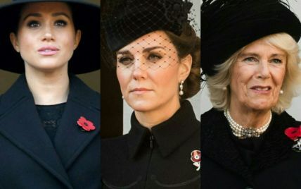Британские герцогини в шляпах: битва образов Меган, Кэтрин и Камиллы