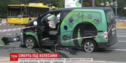 У Києві через зіткнення двох авто загинув пішохід