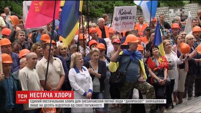 Единственный в Украине завод по изготовлению хлора заработал лишь на 10%