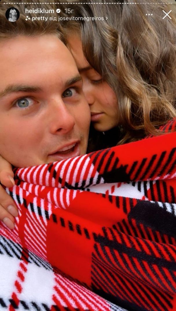 Ленни Клум с парнем / © instagram.com/heidiklum