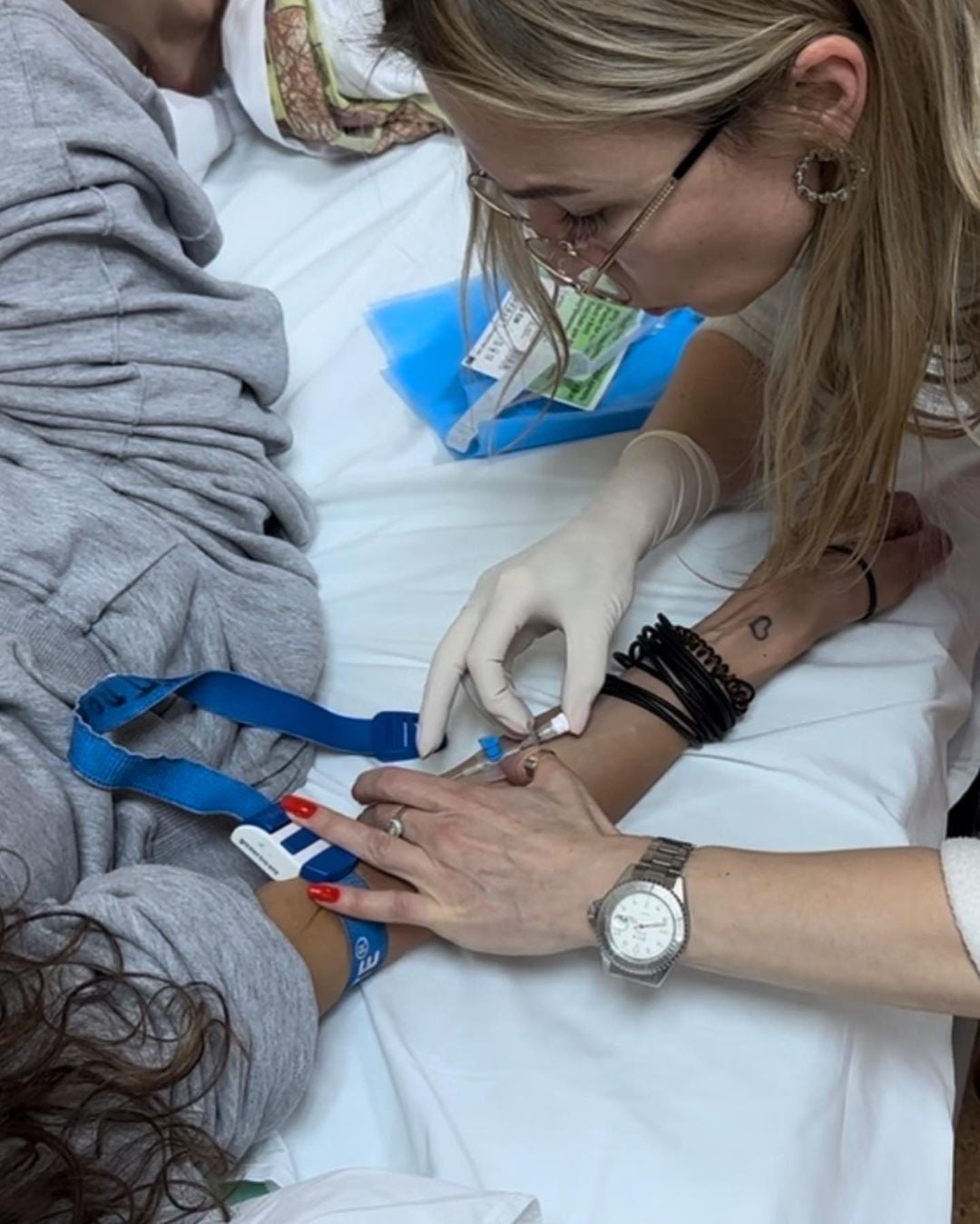 Маша Фокина в больнице / © instagram.com/mashafokina