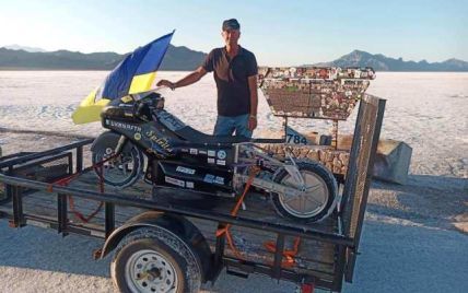 Украинский мотоциклист установил скоростной рекорд на электромотоцикле