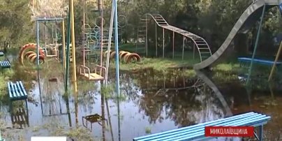 На курорте Коблево сейчас по колено воды