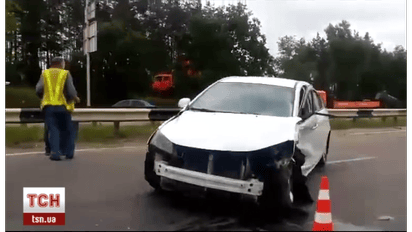 Аварія двох легковиків спричинила масштабний затор між Вишгородом і Києвом