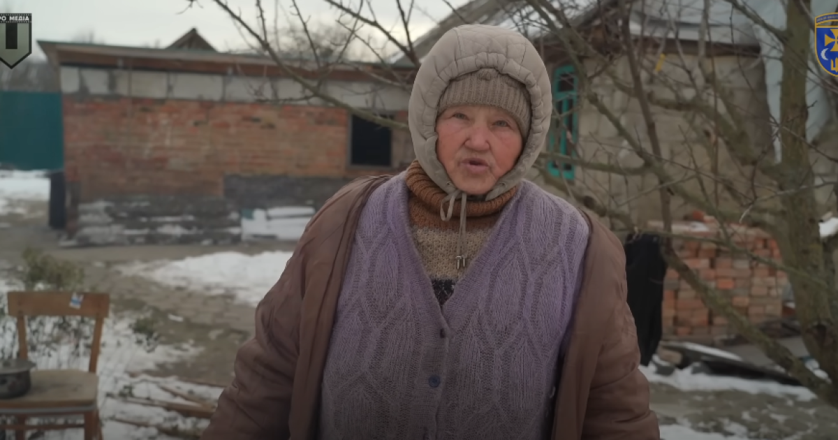 Жителька Козачої Локні на Курщині говорить суржиком, що більш подібний до української, ніж російської мови