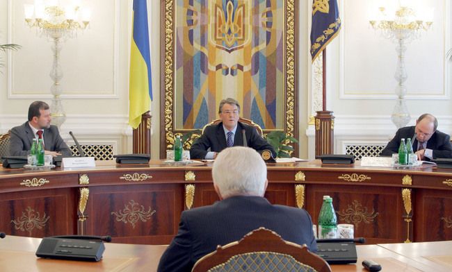 Нарада у Віктора Ющенка