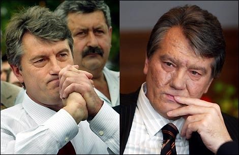 Віктор Ющенко до і після