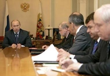 Нарада Володимира Путіна з Радою безпеки РФ