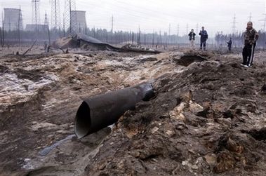 Газогін після вибуху