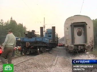 Аварія поїзда в Росії