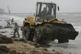 На одеському курорті нафтою забруднено три кілометри пляжів