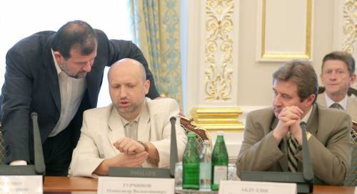 Олександр Турчинов, Віктор Балога, Йосип Вінський