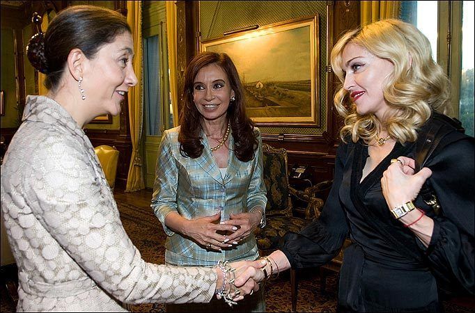 Мадонна та Крістіна Кірхнер