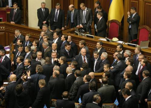 Заблокована Верховна рада