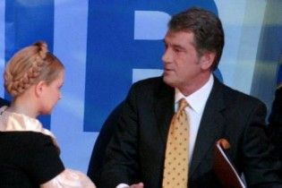 Ющенко відправив Тимошенко мирити Україну та Росію