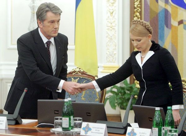Віктор Ющенко, Юлія Тимошенко, РНБО