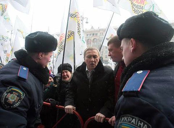 Леонід Черновецький на мітингу