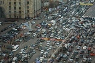 Автомобільний рух у Москві паралізовано