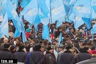 "Регіони" переносять всі акції протесту до Києва