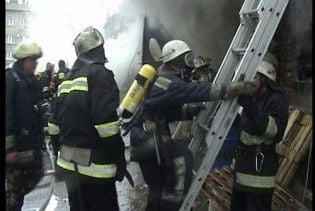 У центрі Києва згоріли чотири балкони