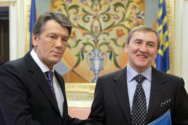 Віктор Ющенко, Леонід Черновецький