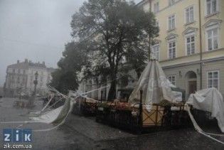 У Львові внаслідок буревію травмовано трьох осіб