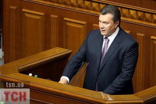 Янукович застерігає Верховну раду від саморозпуску