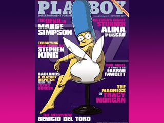 Мардж Сімпсон в Playboy