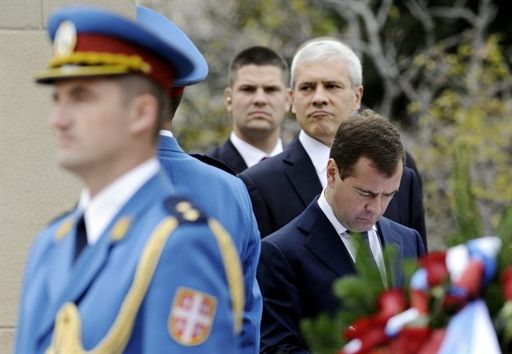 Дмитро Мєдвєдєв у Сербії